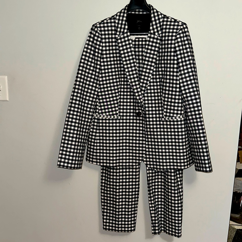 Blue Gingham Suit